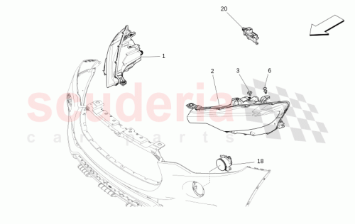 Part Diagram for Maserati 670159537