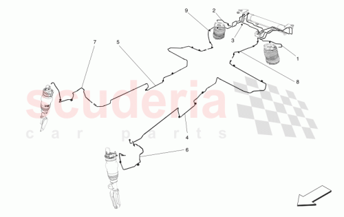 Part Diagram for Maserati 670305425