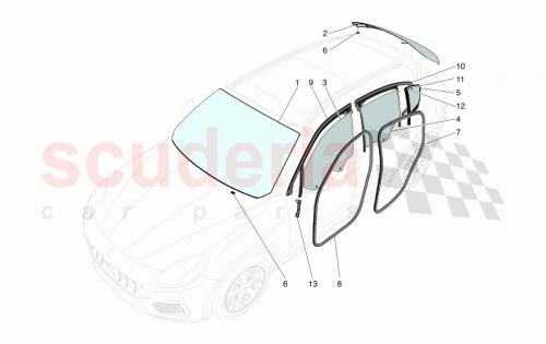 Part Diagram for Maserati 670160125