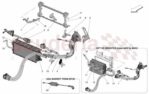 Part Diagram for Maserati 675002299