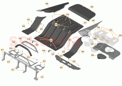 Part Diagram for McLaren 13N0403GP