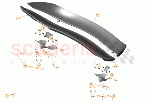 Part Diagram for McLaren 00RA078