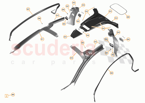 Part Diagram for McLaren 12N1283CP