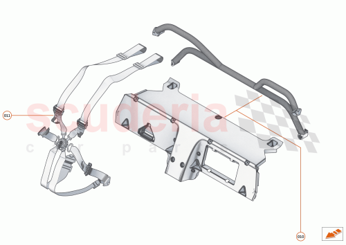 Part Diagram for McLaren 11NA004MP
