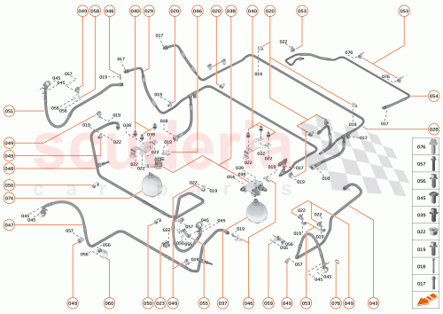Part Diagram for McLaren 15BA151CP
