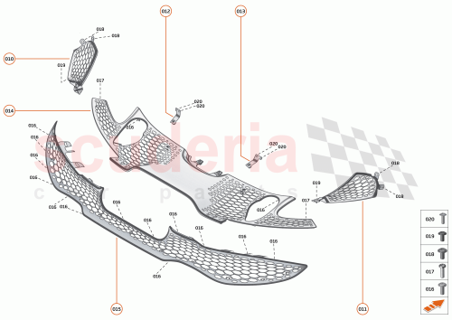 Part Diagram for McLaren 14AB871RP
