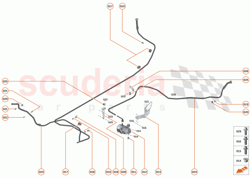 Part Diagram for McLaren 13CA207RP
