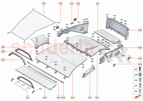 Part Diagram for McLaren 13NA178CP