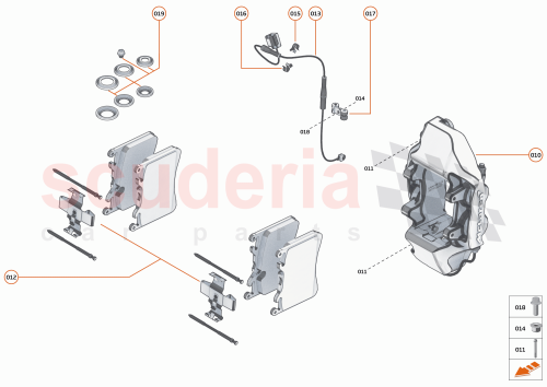 Part Diagram for McLaren 15CA244CP