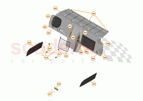 Part Diagram for McLaren 14NA949CP