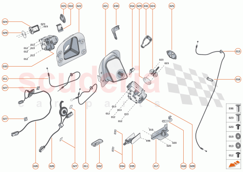 Part Diagram for McLaren 15AA291RP