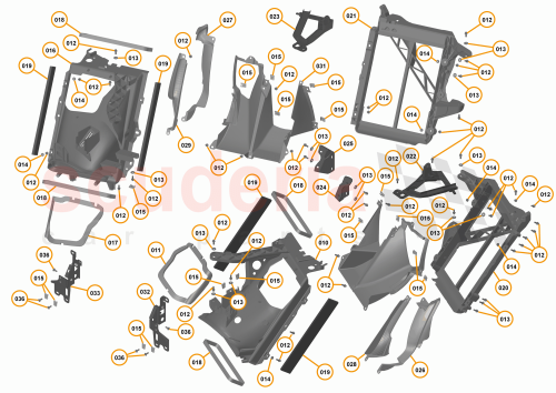 Part Diagram for McLaren 14A0311CP