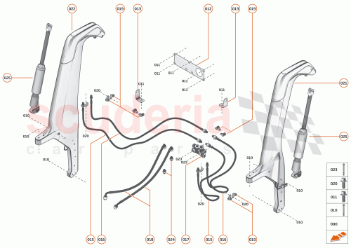 Part Diagram for McLaren 15AD331CP