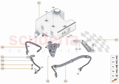 Part Diagram for McLaren 23DA030CP