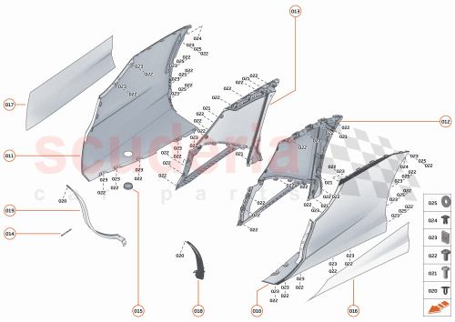 Part Diagram for McLaren 16AD635CP