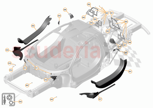 Part Diagram for McLaren 11A4871CP