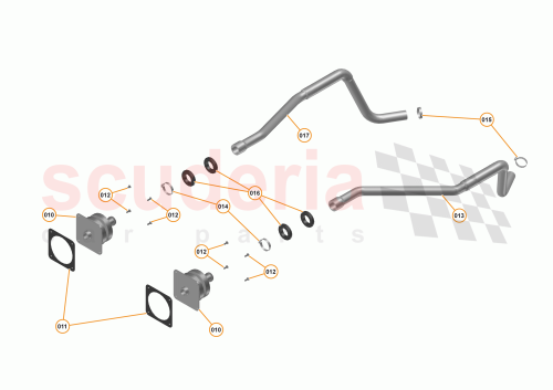 Part Diagram for McLaren 13HA001SP