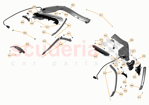 Part Diagram for McLaren 00RA414