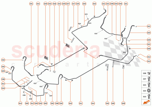 Part Diagram for McLaren 26LA042SP
