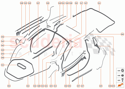 Part Diagram for McLaren 14AB871SP