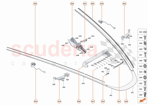 Part Diagram for McLaren 23AE881CP