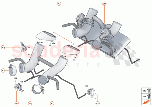Part Diagram for McLaren 13HA024RP