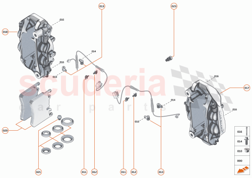 Part Diagram for McLaren 14CA190CP