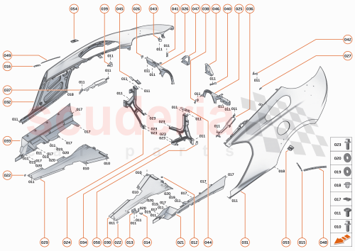 Part Diagram for McLaren 00RC113