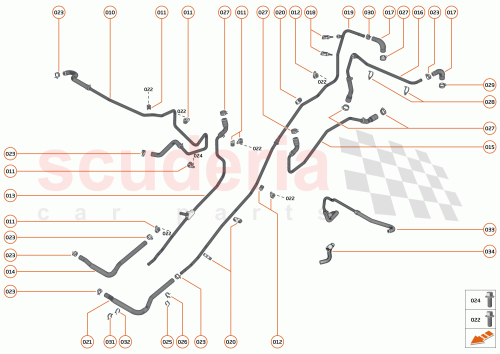 Part Diagram for McLaren 23LA086CP