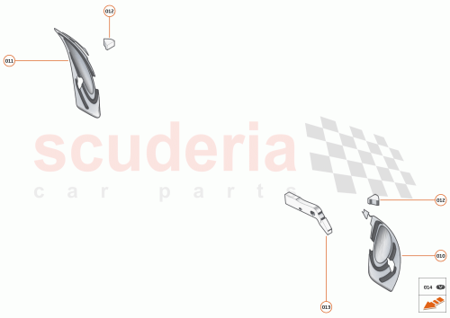 Part Diagram for McLaren 13A5541CP