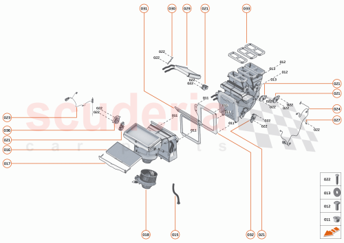 Part Diagram for McLaren 23AA031CP