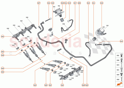 Part Diagram for McLaren 16FC205CP