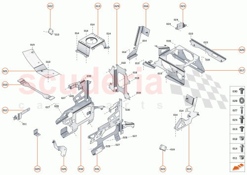 Part Diagram for McLaren 14MA129CP
