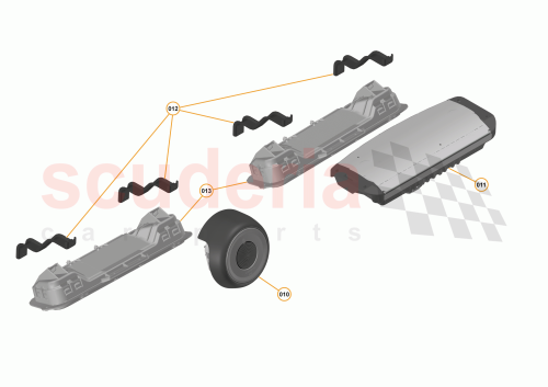 Part Diagram for McLaren 13NA291CP