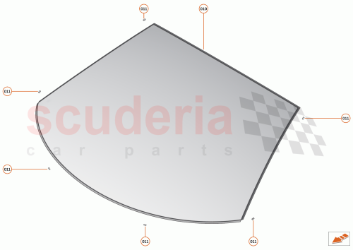 Part Diagram for McLaren 13AA680RP