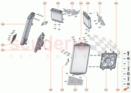 Part Diagram for McLaren 16LA595CP