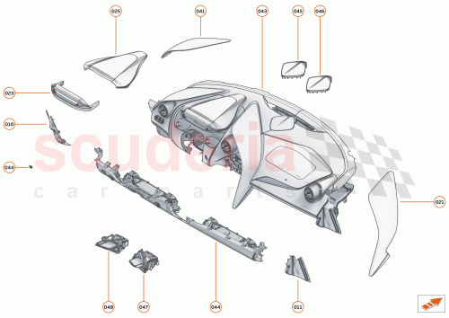 Part Diagram for McLaren 14NA938CP
