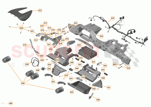 Part Diagram for McLaren 13MA106CP