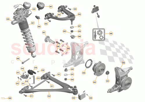 Part Diagram for McLaren 11B1516RP