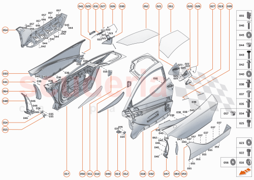 Part Diagram for McLaren 14AD385CP