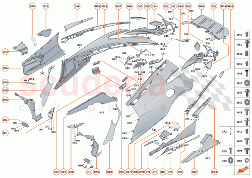 Part Diagram for McLaren 28AA741CP