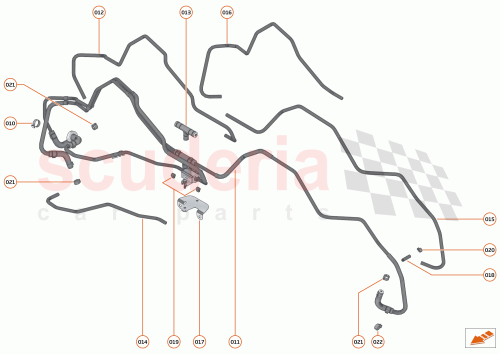 Part Diagram for McLaren 13FA016SP