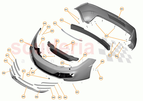 Part Diagram for McLaren 11A3833CP