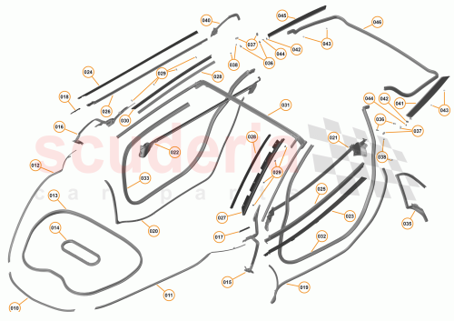 Part Diagram for McLaren 13AA603SP
