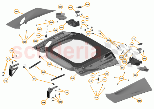 Part Diagram for McLaren 11A5404SP