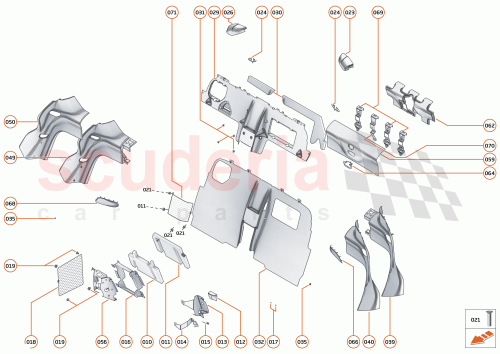 Part Diagram for McLaren 14NA696MP