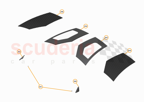 Part Diagram for McLaren 14AD457CP
