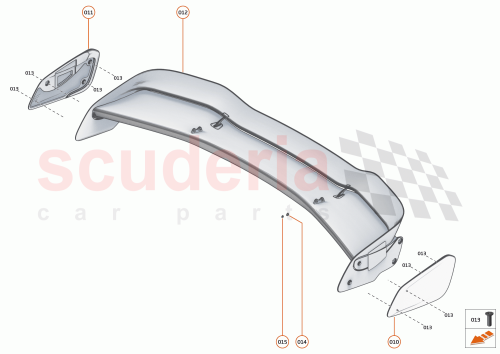 Part Diagram for McLaren 00RA399