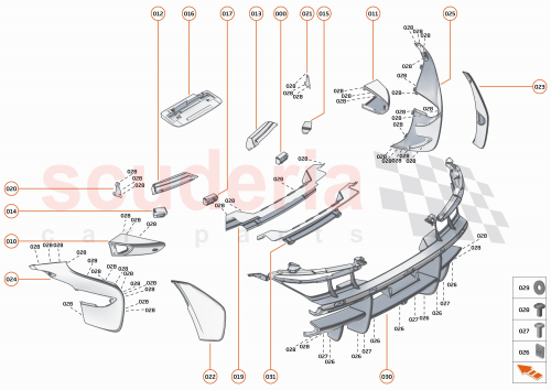 Part Diagram for McLaren 26AB427SP