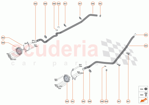 Part Diagram for McLaren 00RB222